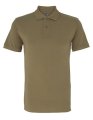 Heren Polo Asquith & Fox Classic Fit Khaki
